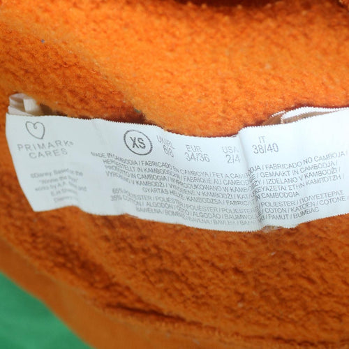Disney Winnie the Pooh Women's Orange XS Pullover Hoodie