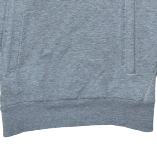Puma Boys Grey Pullover Hoodie Size 12 Years Graphic Print Cotton Blend