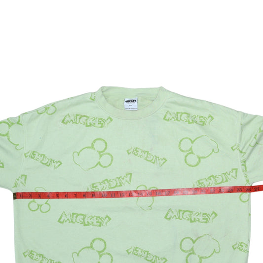 Disney Mickey & Friends Women's Green XL Sweatshirt Primark Cares