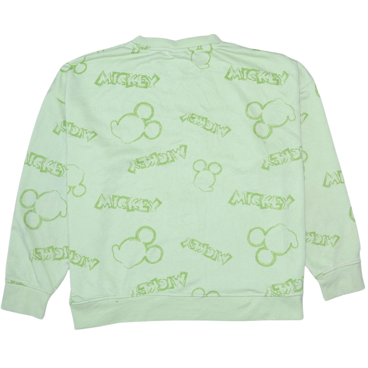 Disney Mickey & Friends Women's Green XL Sweatshirt Primark Cares
