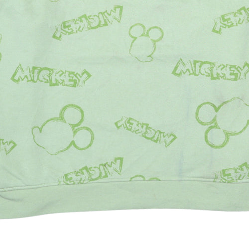 Disney Mickey & Friends Women's Green XL Sweatshirt Primark Cares