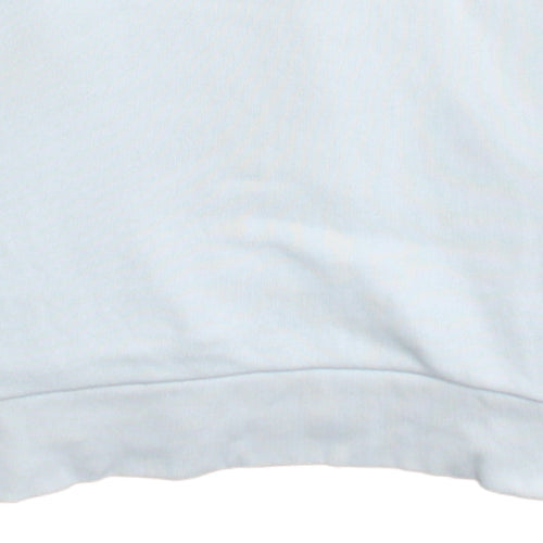 Adidas Men's White Crew Neck Pullover Sweatshirt Size M