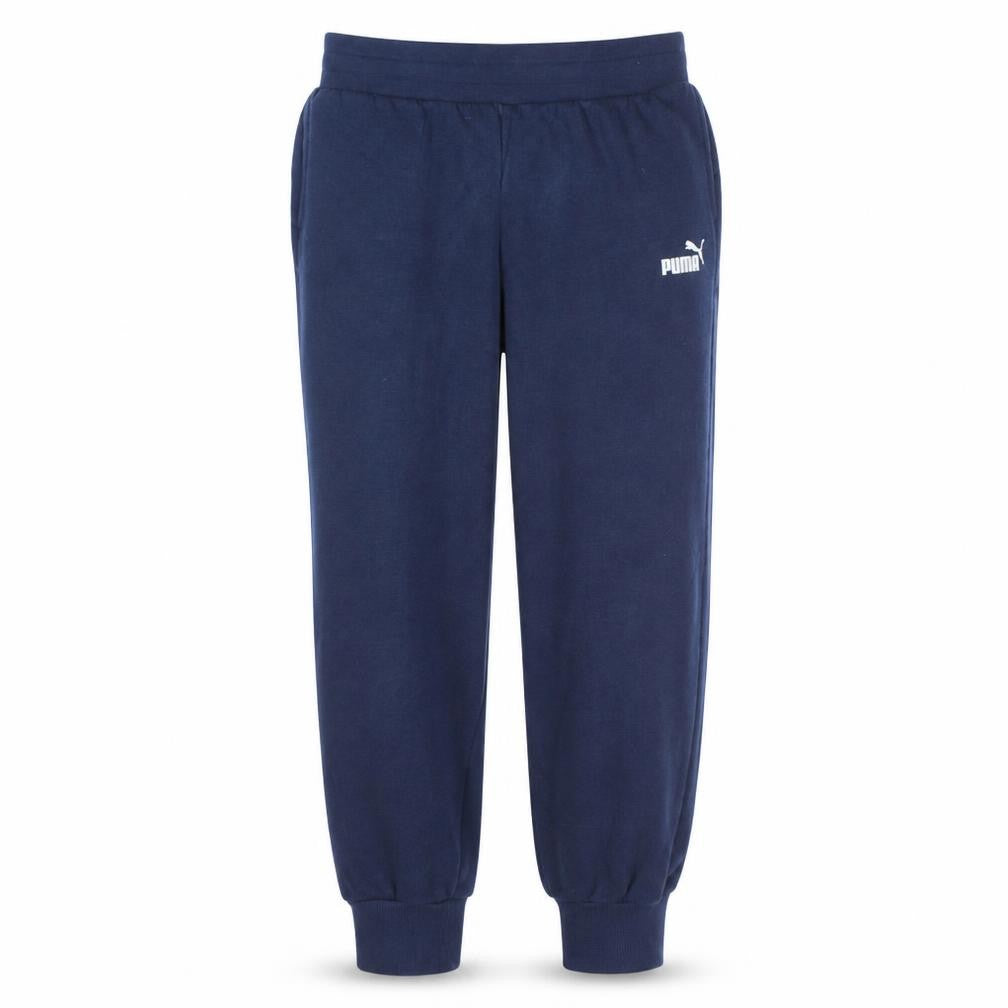 Front view of Puma Men's Blue Jogger Sweatpants M Regular Fit