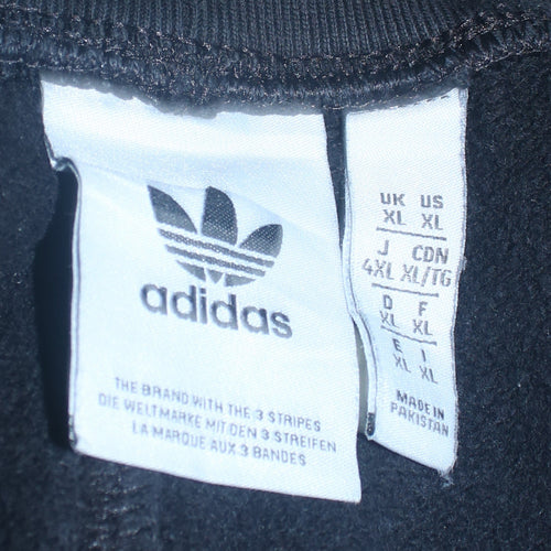 Adidas Men's Black XL Jogger Sweatpants Fleece Casual Trousers