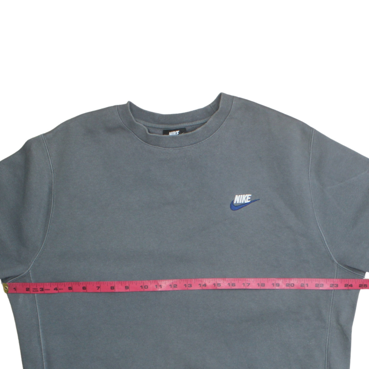 Nike Men's Grey L Pullover Crew Neck Fleece Sweatshirt