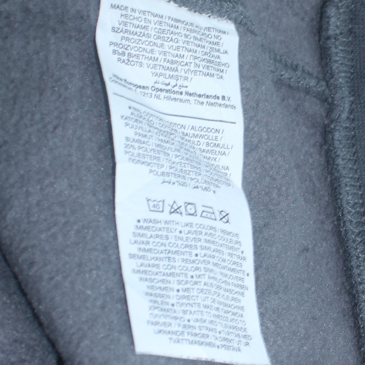 Nike Men's Grey L Pullover Crew Neck Fleece Sweatshirt