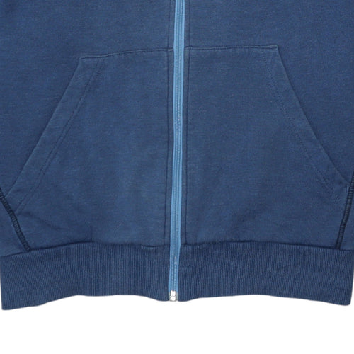 Adidas Men's Blue Full Zip Hoodie L Performance Essentials