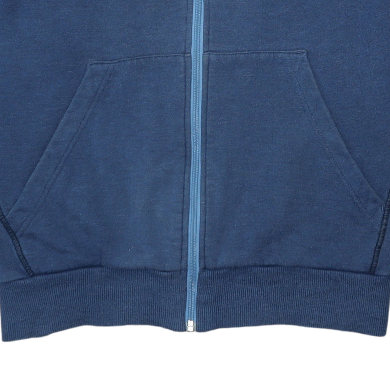 Adidas Men's Blue Full Zip Hoodie L Performance Essentials