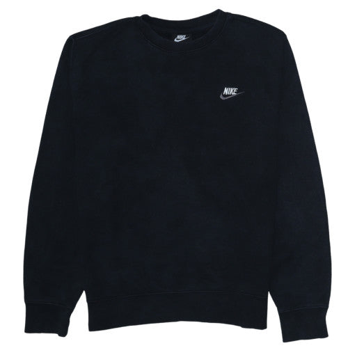 Nike Men's Black Crew Neck Pullover Sweatshirt M Regular Fit