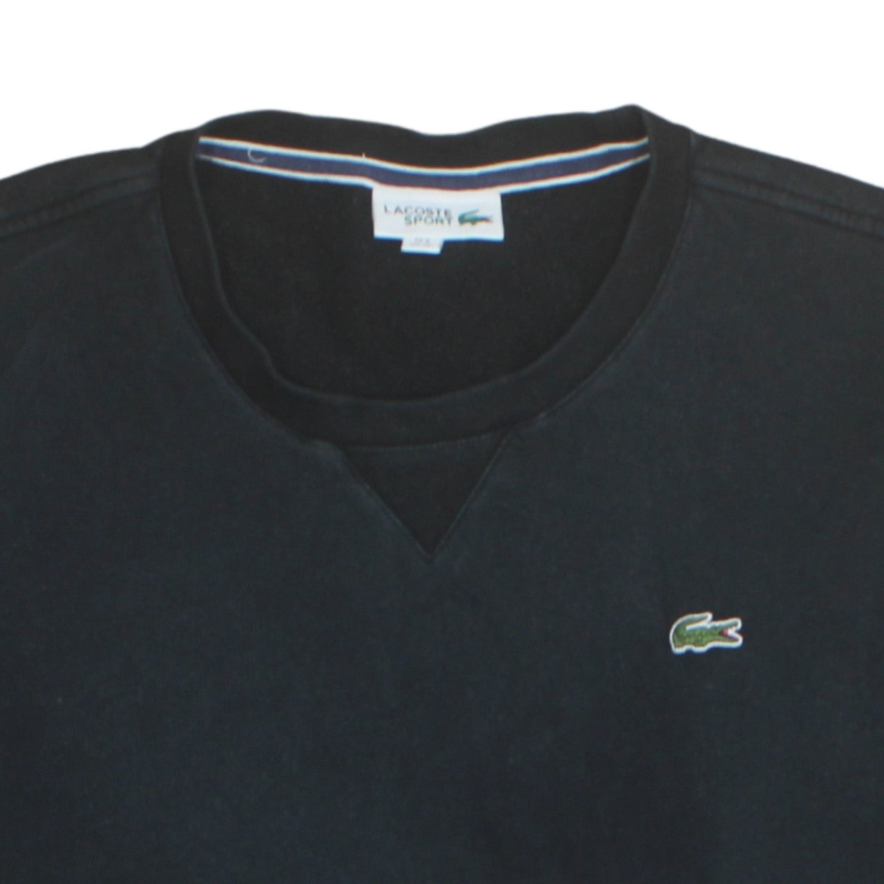 Lacoste Sport Men's Black Crew Neck Pullover Sweatshirt XL