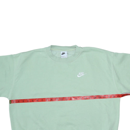 Nike Boys Green XL Pullover Sweatshirt Crew Neck Fleece Logo Top
