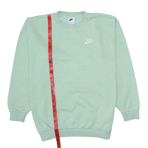 Nike Boys Green XL Pullover Sweatshirt Crew Neck Fleece Logo Top