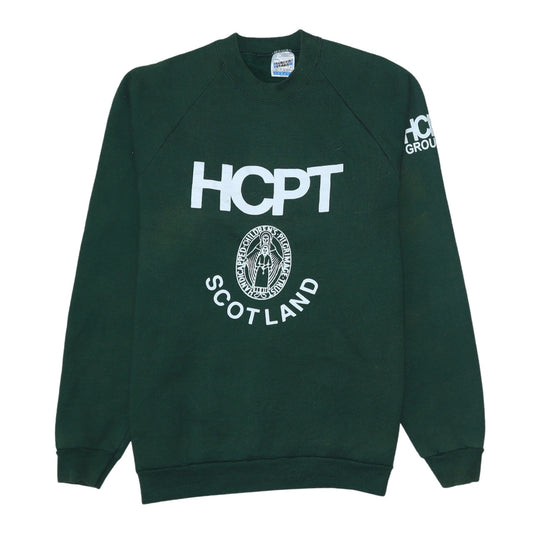 Fruit of the Loom Men’s Green HCPT Scotland Logo Pullover Sweatshirt L