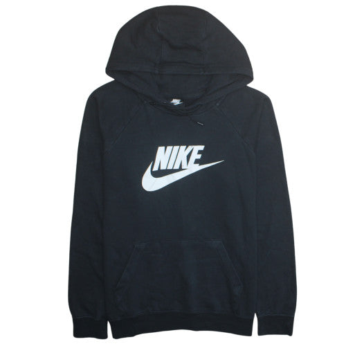Nike Men's Black Pullover Hoodie L Regular Fit Graphic Sportswear