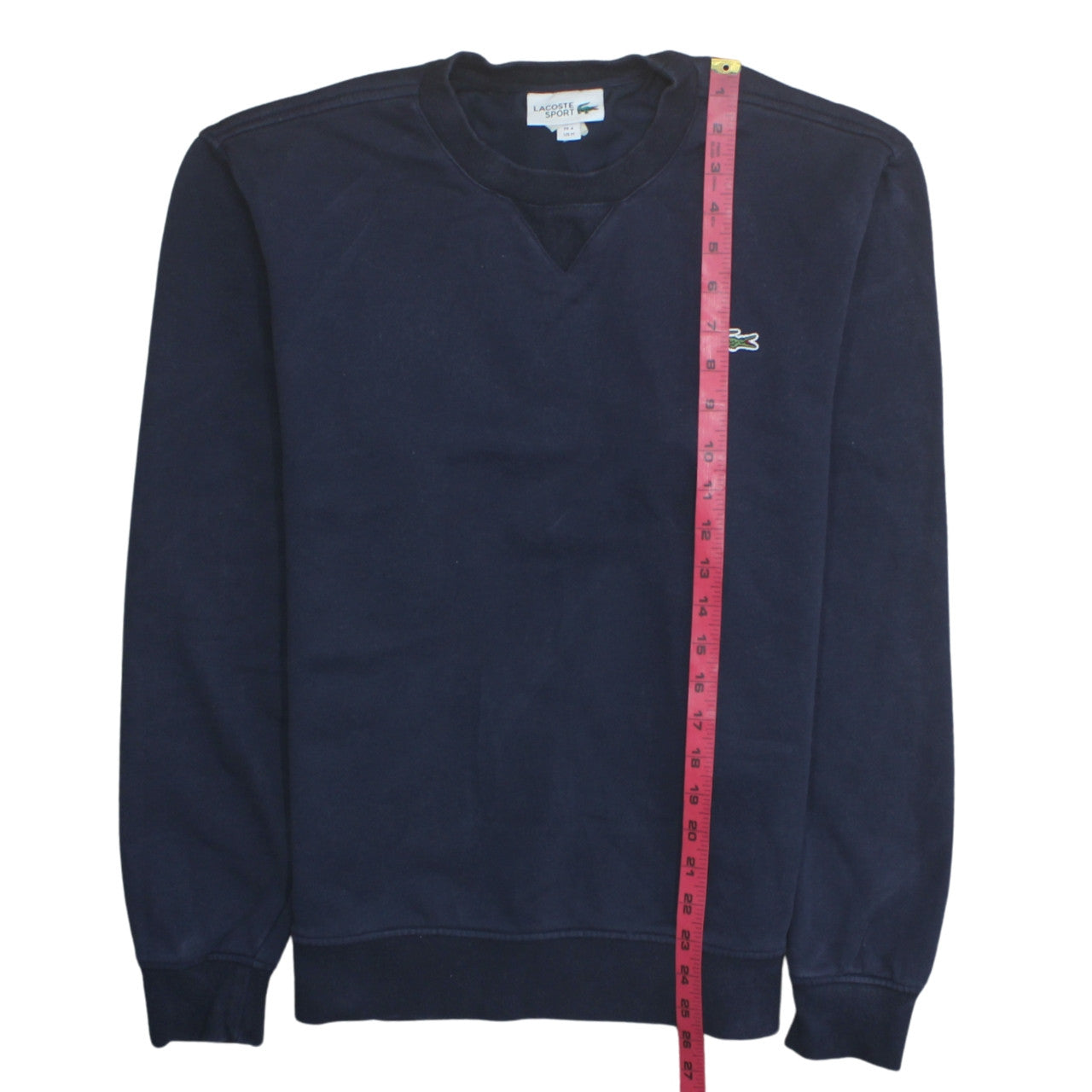 Lacoste Men's Blue Crew Neck Pullover Sweatshirt M