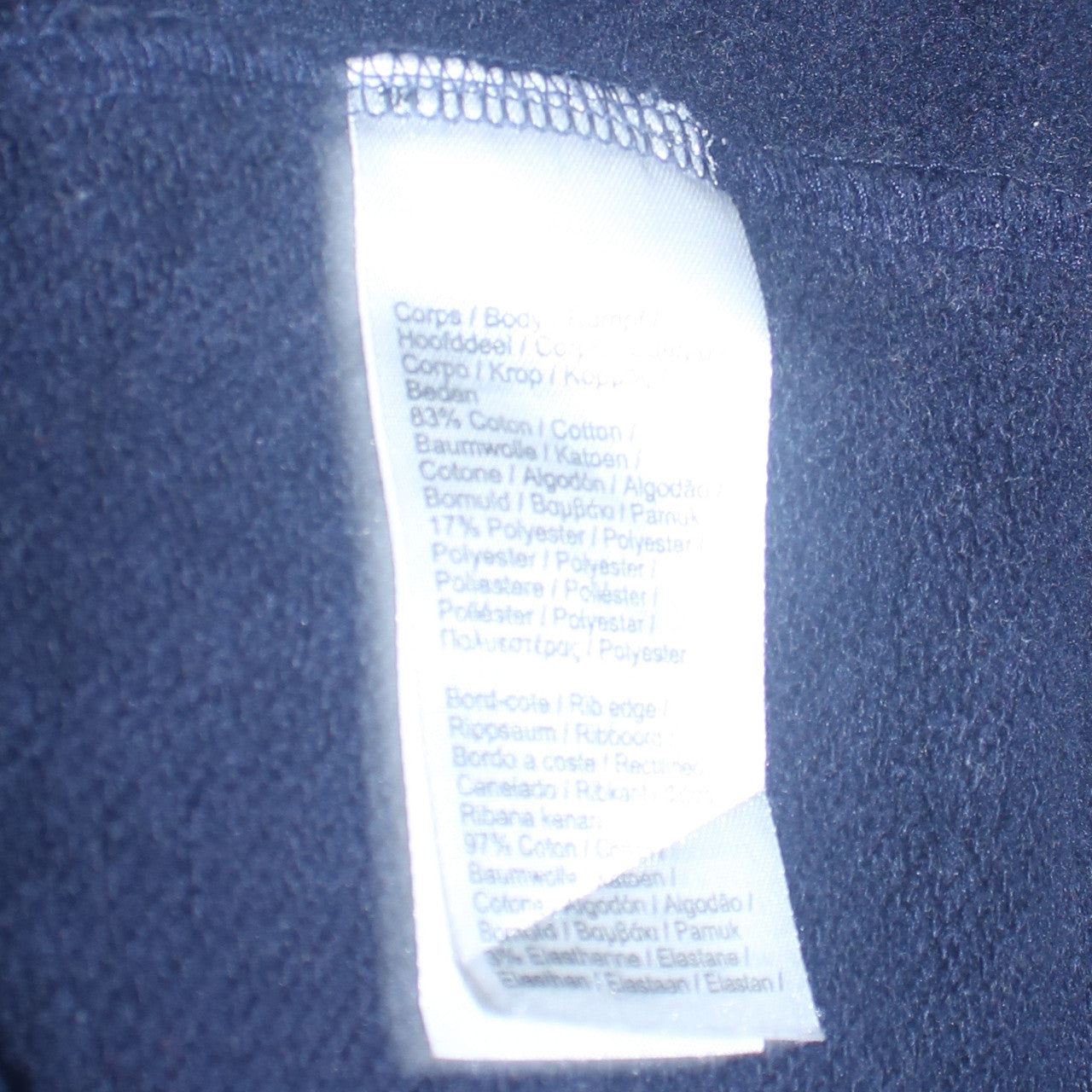 Lacoste Men's Blue Crew Neck Pullover Sweatshirt M