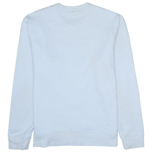 FILA Men's White Crew Neck Logo Pullover Sweatshirt Size M