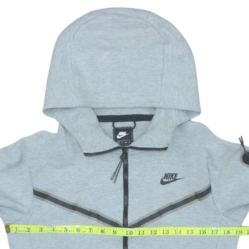 Nike Mens Grey XS Full Zip Hooded Sweatshirt Hoodie