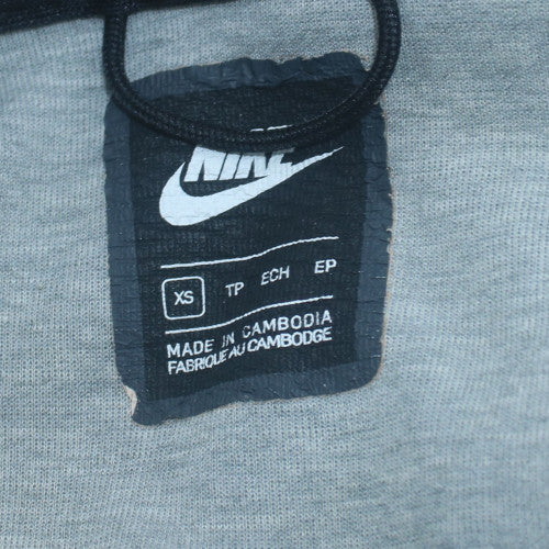 Nike Mens Grey XS Full Zip Hooded Sweatshirt Hoodie