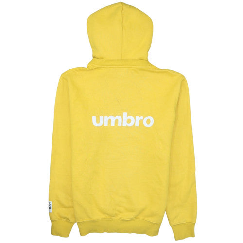 Umbro Men Yellow Pullover Hoodie M Regular Fit Sportswear