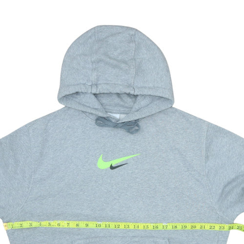 Nike Mens Grey Pullover Hoodie M Sports Fleece Sweatshirt