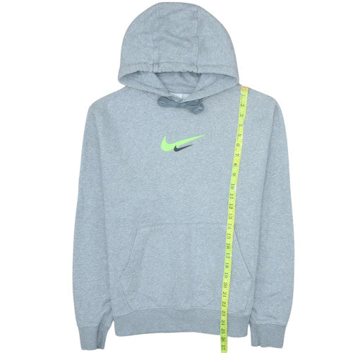 Nike Mens Grey Pullover Hoodie M Sports Fleece Sweatshirt