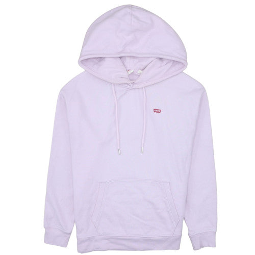 Levi's Womens Lilac Hoodie Medium Pullover Cotton Blend Casual