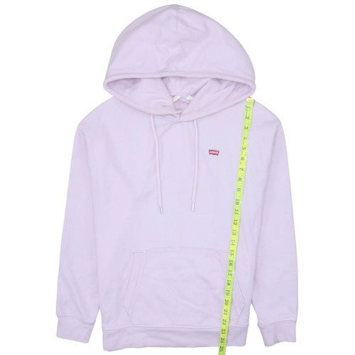 Levi's Womens Lilac Hoodie Medium Pullover Cotton Blend Casual