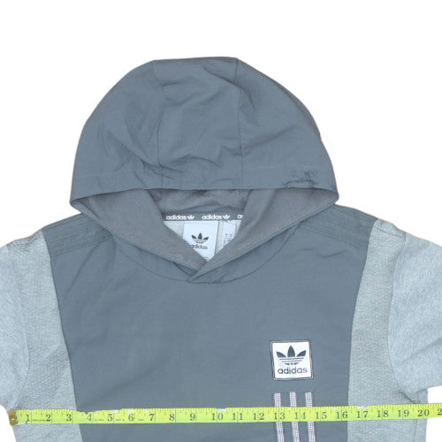adidas Mens Grey Pullover Hoodie S Fleece Sportswear