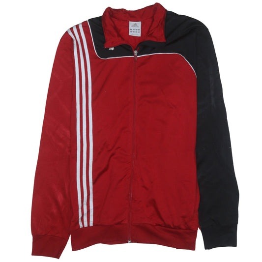 Adidas Men's Red Full Zip Track Sweatshirt Size M