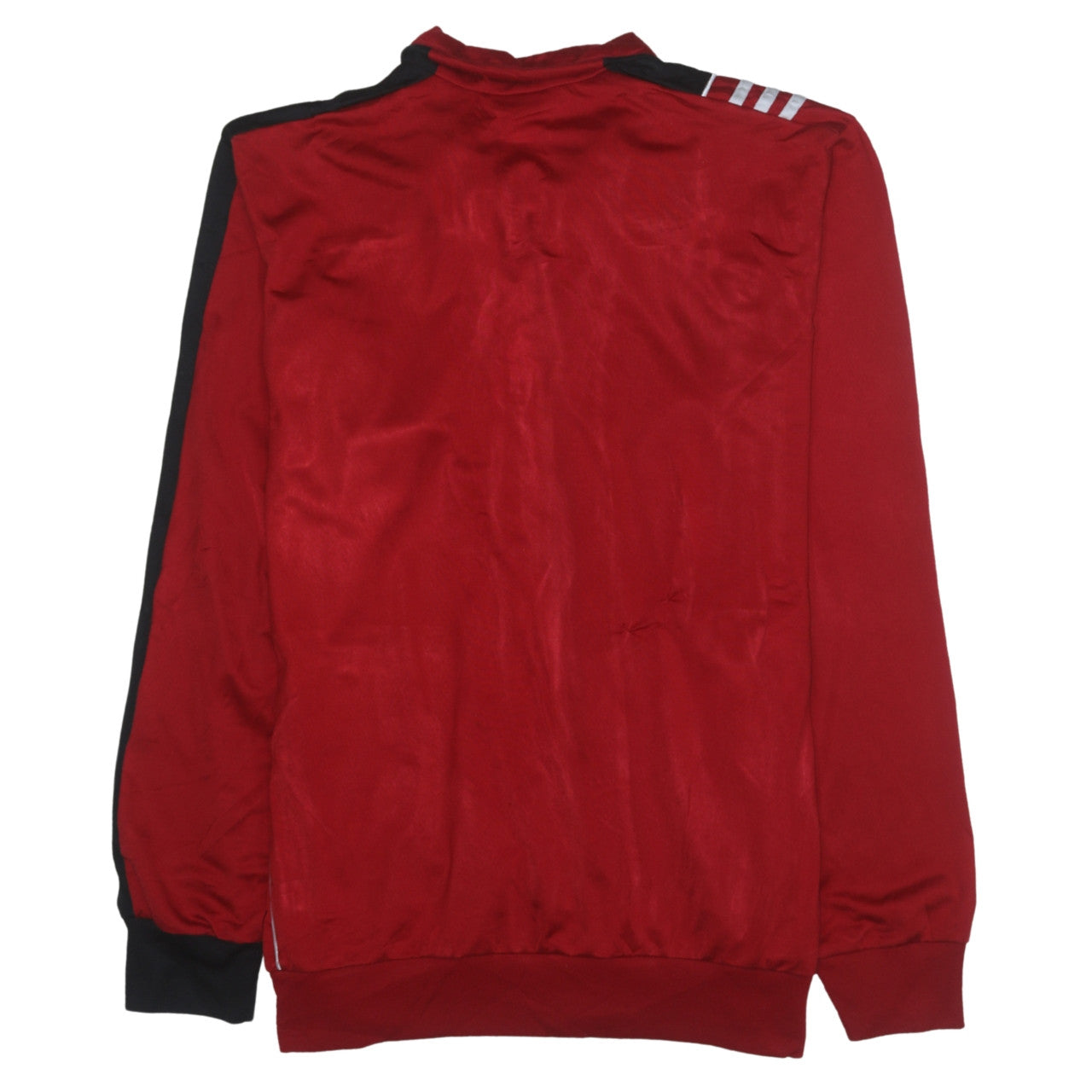 Adidas Men's Red Full Zip Track Sweatshirt Size M