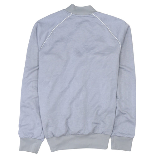 Adidas Men's Grey Full Zip Logo Sweatshirt Size S