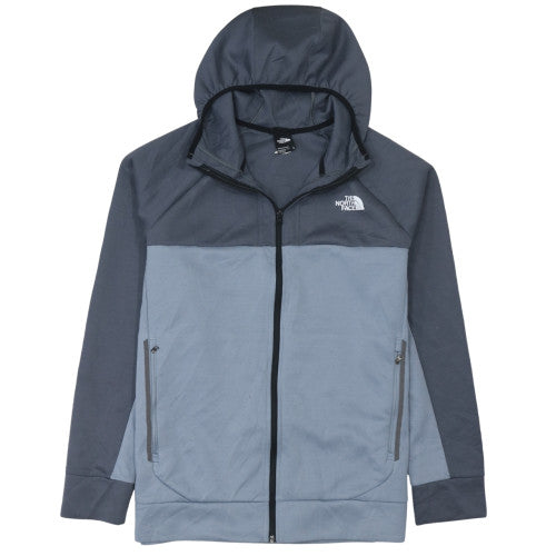 The North Face Men's Grey Full Zip Hooded Sweatshirt XL