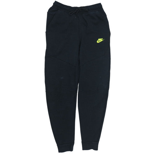 Nike Men's Black XS Jogger Sweatpants with Neon Logo