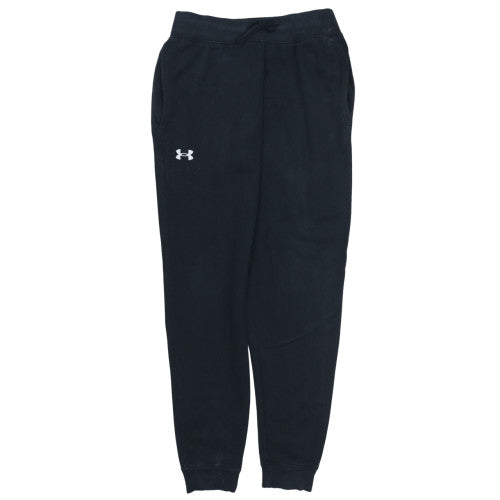 Under Armour Men's Black Jogger Trousers Size M Fleece Casual
