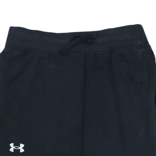 Under Armour Men's Black Jogger Trousers Size M Fleece Casual