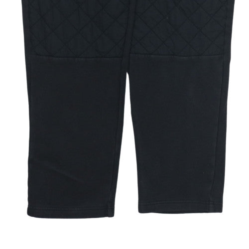 adidas Men’s Black 2XL Quilted Fleece Jogger Trousers