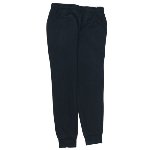 Puma Men’s Black Jogger Trousers S Regular Cotton Blend