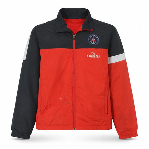 Nike Paris Saint-Germain Red Black Full Zip Men's M Sports Jacket
