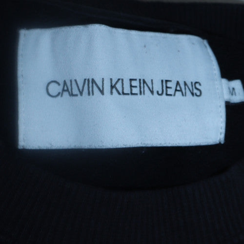 Calvin Klein Jeans Men's Black Crew Neck Pullover Sweatshirt M
