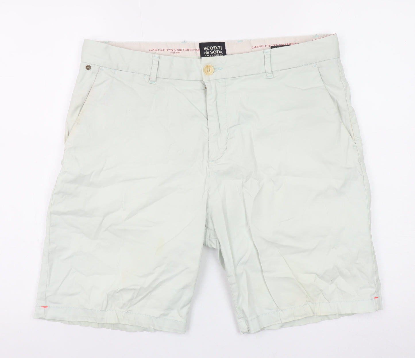 Scotch & Soda Men’s Beige Chino Shorts Size 32 Regular Fit