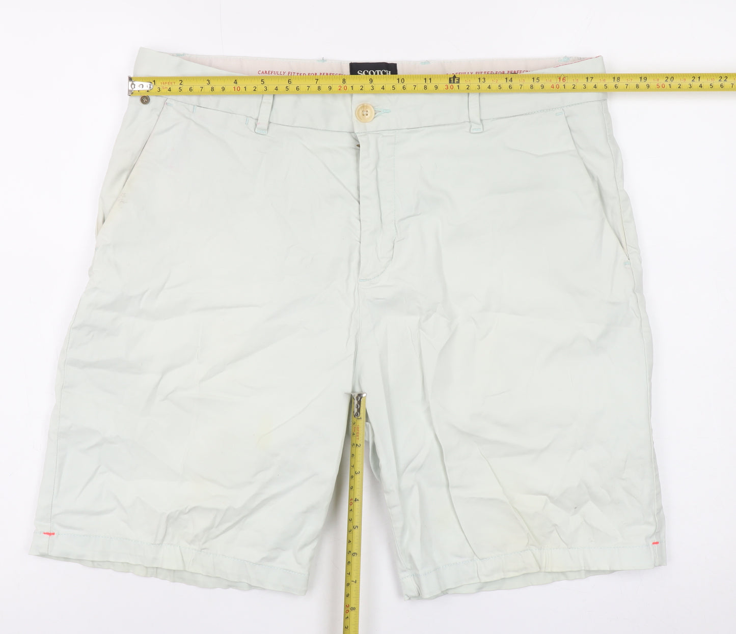 Scotch & Soda Men’s Beige Chino Shorts Size 32 Regular Fit