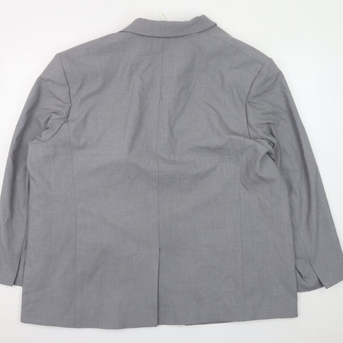 Marks and Spencer Women’s Grey Blazer Size 24 Regular Fit
