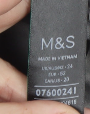 Marks and Spencer Women’s Grey Blazer Size 24 Regular Fit