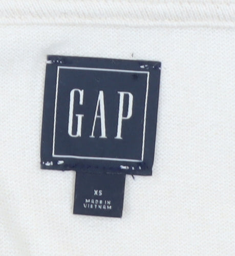 GAP Women’s Beige Cotton Blend Crew Neck Pullover Jumper XS