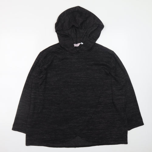 Dorothy Perkins Women's Black Maternity Hooded Jumper Size 16