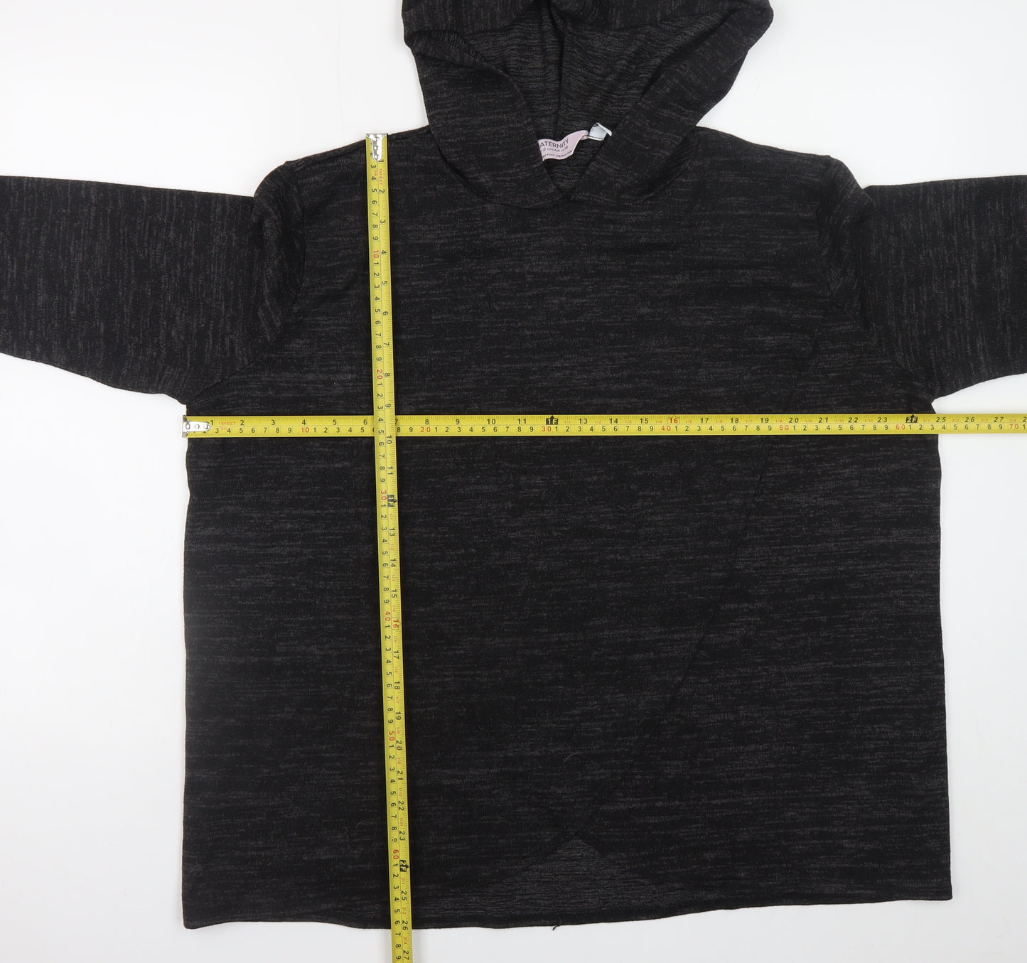 Dorothy Perkins Women's Black Maternity Hooded Jumper Size 16