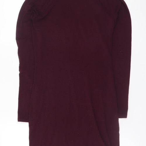 Forever 21 Women’s Purple Roll Neck Bodycon Short Dress Size S