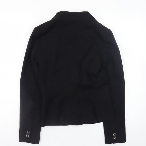 H&M Women's Black Blazer Jacket Size 8 Classic Business Style