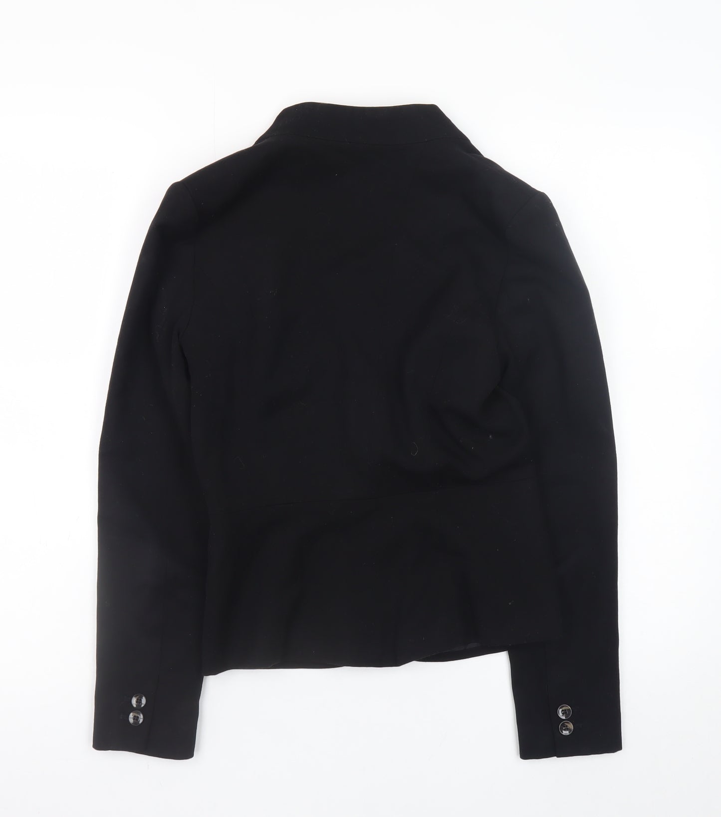 H&M Women's Black Blazer Jacket Size 8 Classic Business Style